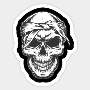 Skull Funny Design Sticker